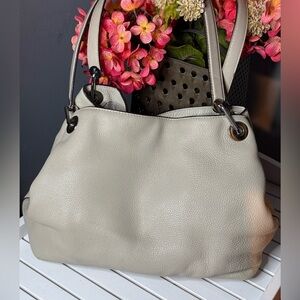 Michael Kors Raven Triple Compartment Shoulder Bag Handbag Purse EUC